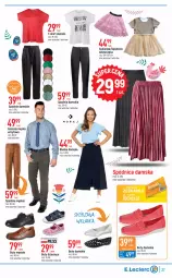 Gazetka promocyjna E Leclerc - Gazetka - ważna od 08.04 do 08.04.2023 - strona 28 - produkty: Spódnica, Buty, Kosz, T-shirt, Koszula, Dzieci, Spodnie, Sukienka, Fa
