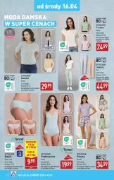 Gazetka promocyjna Aldi - Artykuły przemysłowe i tekstylia - Gazetka - ważna od 16.04 do 16.04.2025 - strona 12 - produkty: Sweter, Majtki, Kosz, T-shirt, Koszulka, Moda, Piżama, Fa