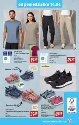 Gazetka promocyjna Aldi - Artykuły przemysłowe i tekstylia - Gazetka - ważna od 16.04 do 16.04.2025 - strona 3 - produkty: Sandał, T-shirt, Dzieci, Spodnie