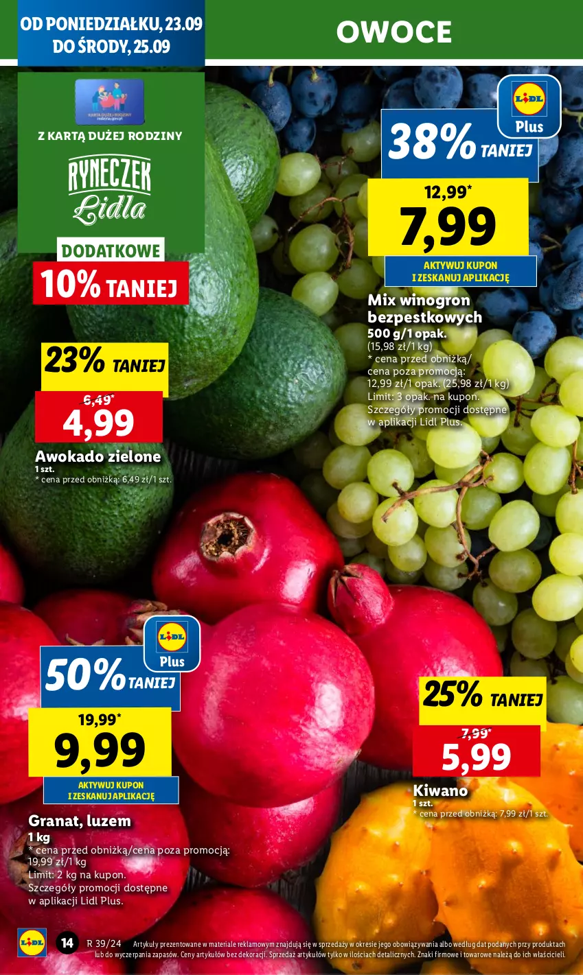 Gazetka promocyjna Lidl - GAZETKA - ważna 23.09 do 25.09.2024 - strona 18 - produkty: Chleb, Gra, Granat, Owoce, Ser, Wino