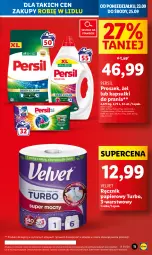 Gazetka promocyjna Lidl - GAZETKA - Gazetka - ważna od 25.09 do 25.09.2024 - strona 13 - produkty: Papier, Persil, Velvet, Ręcznik, Kapsułki do prania