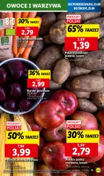 Gazetka promocyjna Lidl - GAZETKA - Gazetka - ważna od 25.09 do 25.09.2024 - strona 17 - produkty: Warzywa, Ziemniaki, Buraki, Owoce, Kukurydza, Jabłka
