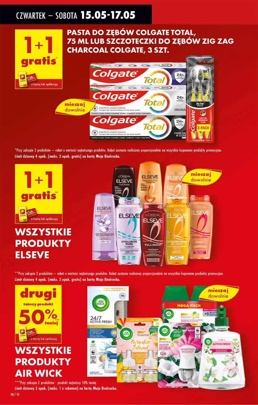 Gazetka promocyjna Biedronka - Od Czwartku - ważna 15.05 do 21.05.2025 - strona 10 - produkty: Air Wick, Elseve, Fa, Gra, Por