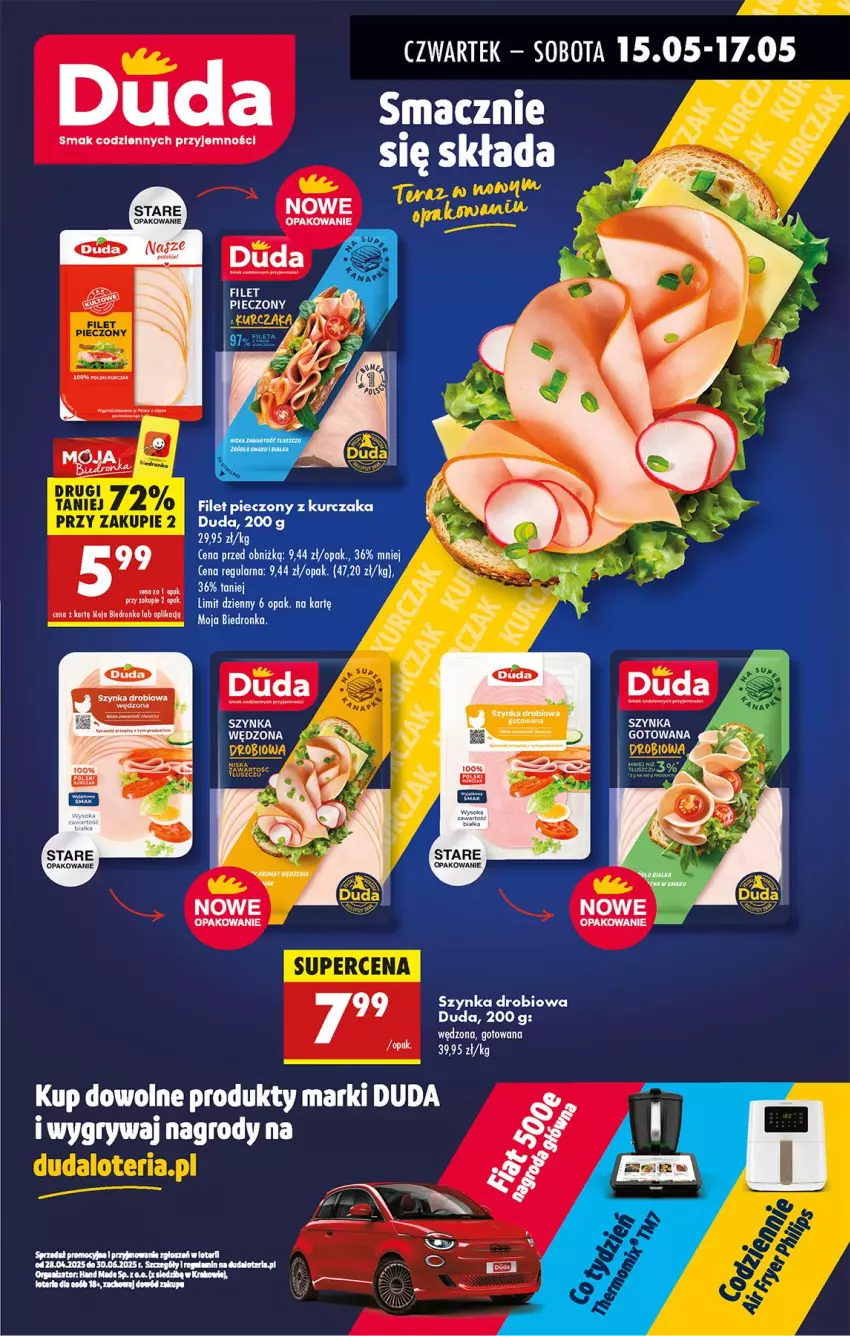 Gazetka promocyjna Biedronka - Od Czwartku - ważna 15.05 do 21.05.2025 - strona 29 - produkty: Duda, Gry, Piec, Szynka