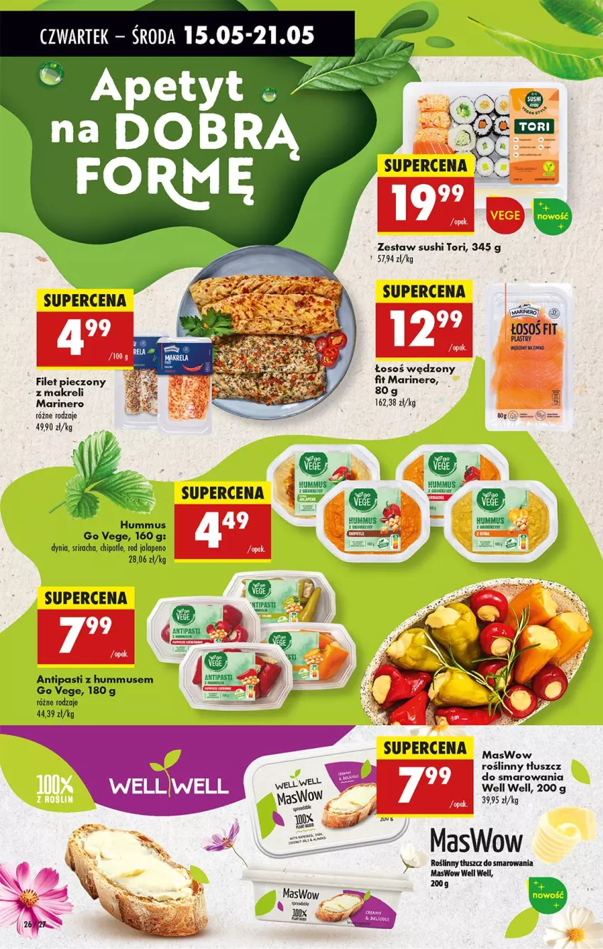 Gazetka promocyjna Biedronka - Od Czwartku - ważna 15.05 do 21.05.2025 - strona 32 - produkty: Hummus, Mus, Piec, Por, Sushi
