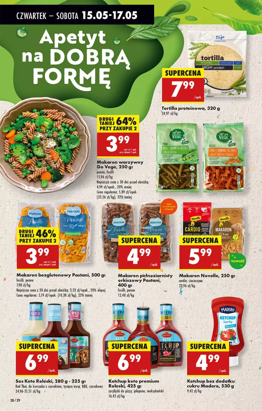 Gazetka promocyjna Biedronka - Od Czwartku - ważna 15.05 do 21.05.2025 - strona 34 - produkty: Ketchup, Kurczak, Makaron, Penne, Puma, Sos, Tortilla