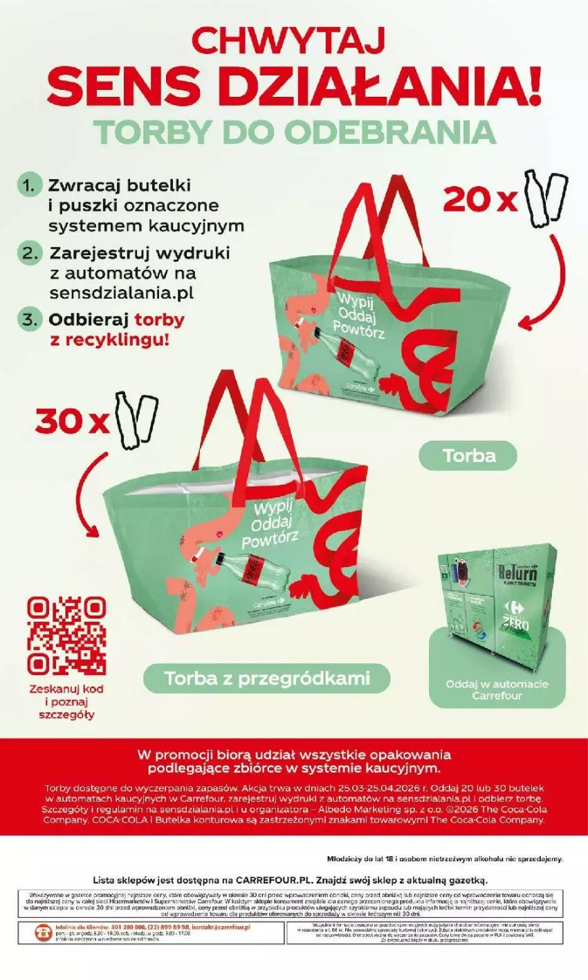 Gazetka promocyjna Carrefour - Gazetka Carrefour, Market od poniedziałku! - ważna 07.04 do 11.04.2026 - strona 52 - produkty: Coca-Cola, Fa, Rama, Rum, Taca