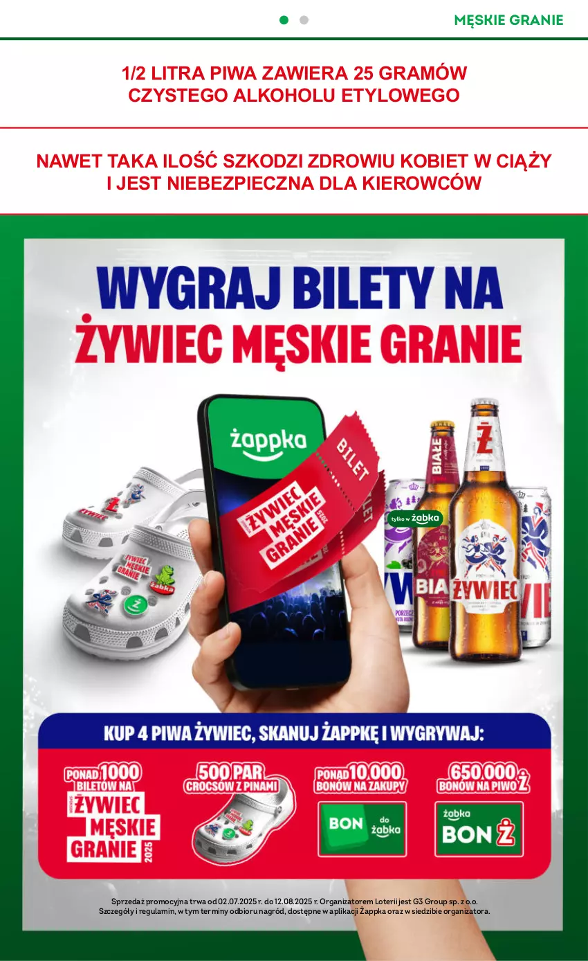 Gazetka promocyjna Żabka - ważna 02.07 do 15.07.2025 - strona 12 - produkty: Gra, Piec, Piwa
