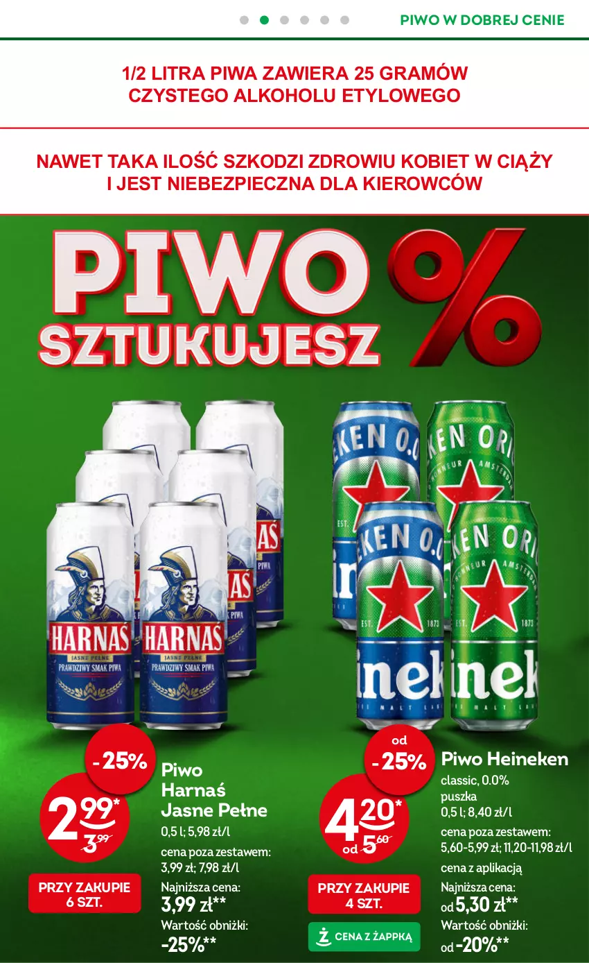 Gazetka promocyjna Żabka - ważna 02.07 do 15.07.2025 - strona 18 - produkty: Gra, Harnaś, Heineken, Piec, Piwa, Piwo
