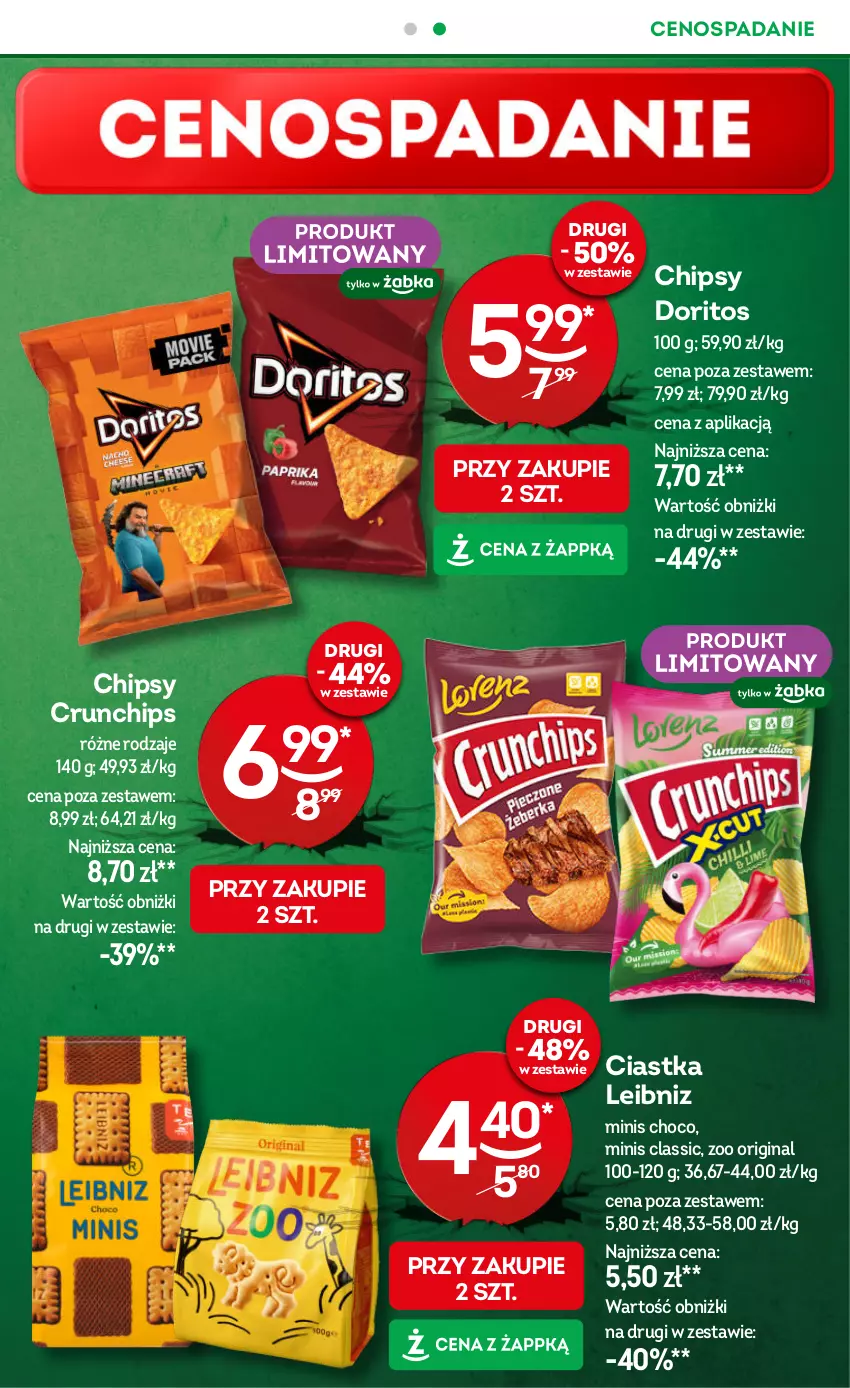 Gazetka promocyjna Żabka - ważna 02.07 do 15.07.2025 - strona 27 - produkty: Cenos, Chipsy, Ciastka, Crunchips, Gin