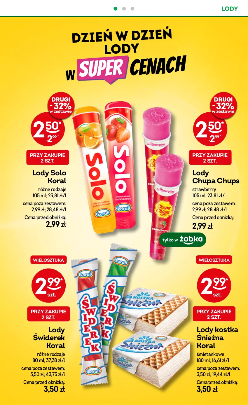 Gazetka promocyjna Żabka - ważna 02.07 do 15.07.2025 - strona 33 - produkty: Chupa Chups, Lody