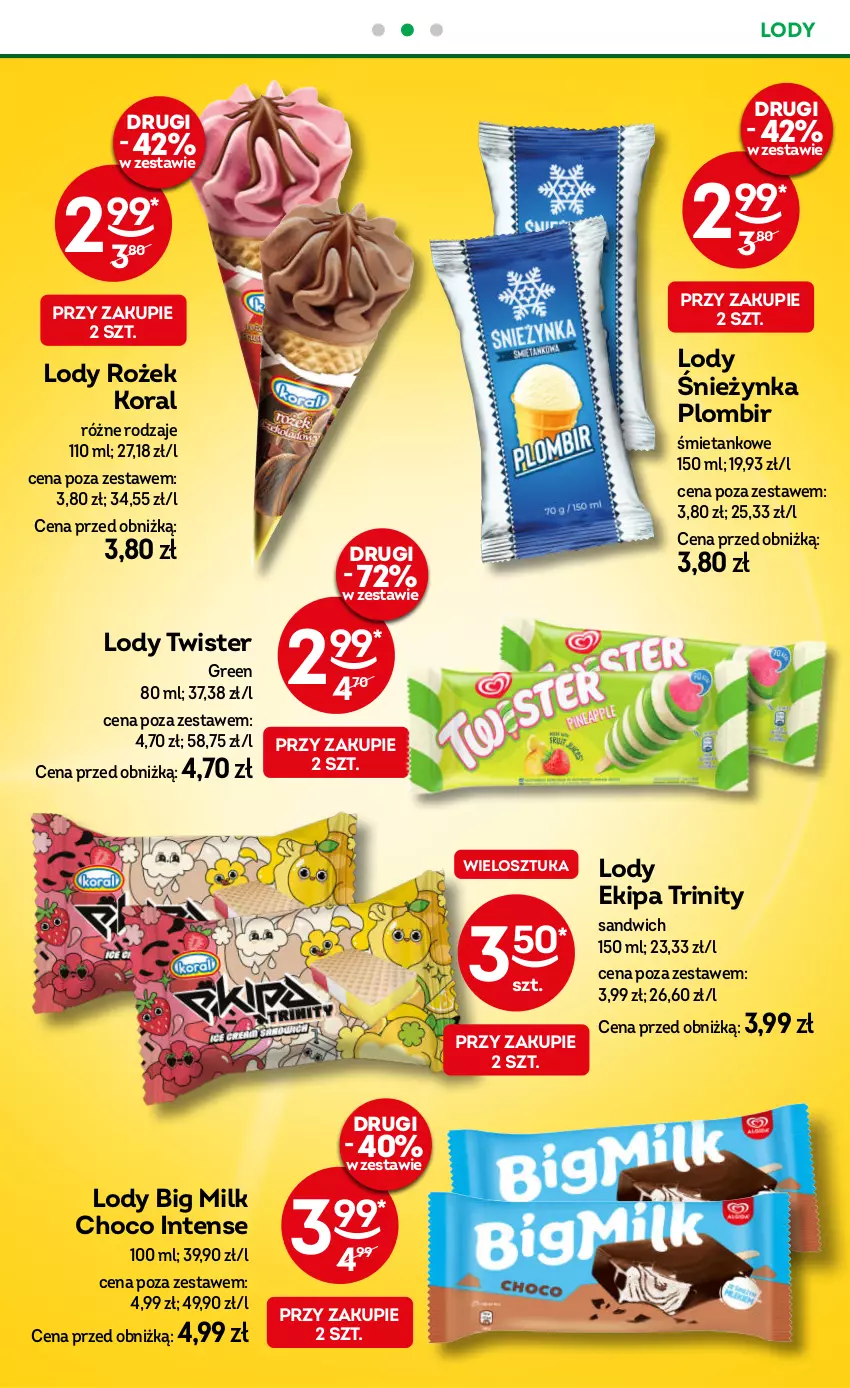 Gazetka promocyjna Żabka - ważna 02.07 do 15.07.2025 - strona 34 - produkty: Big Milk, Lody