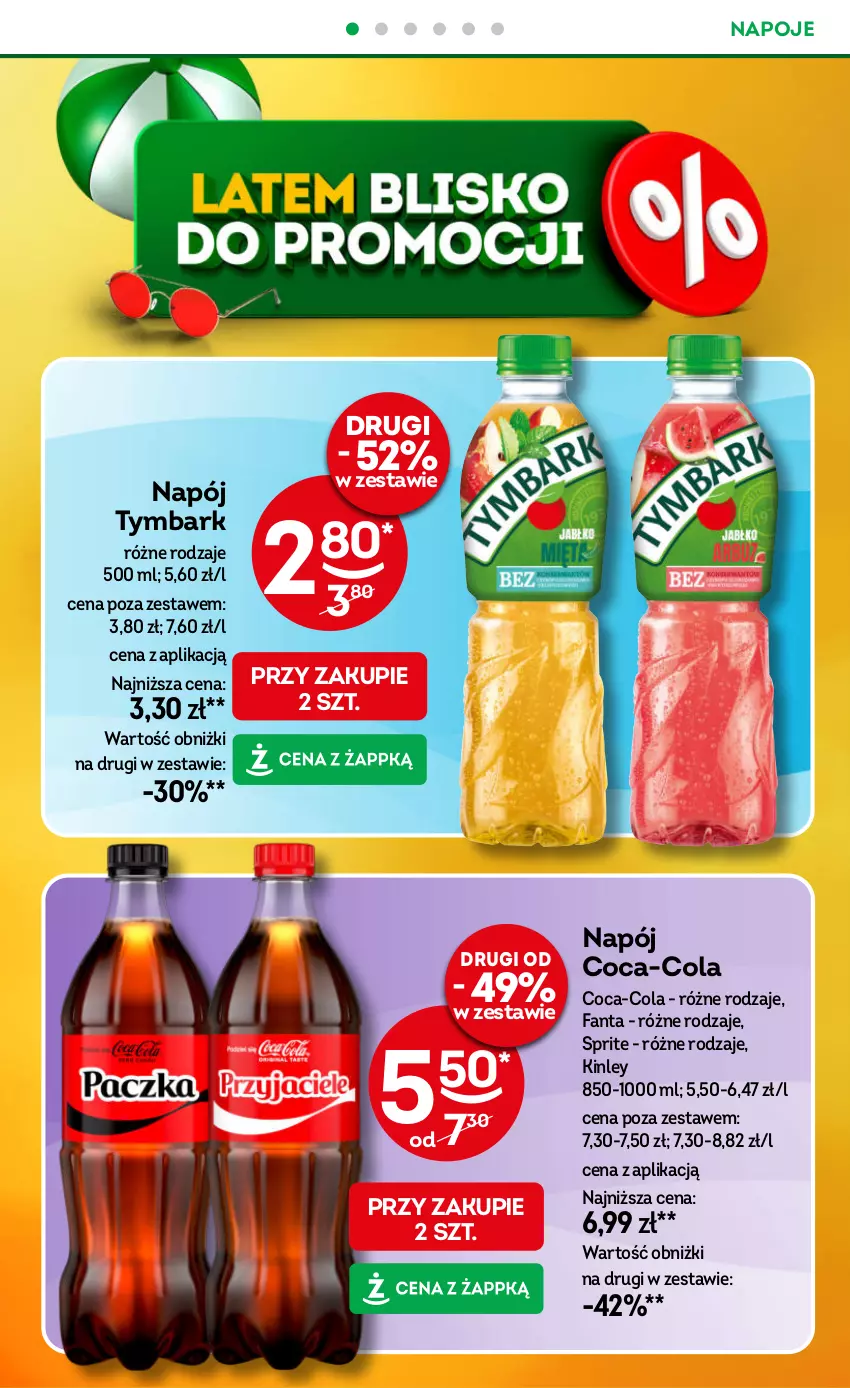 Gazetka promocyjna Żabka - ważna 02.07 do 15.07.2025 - strona 36 - produkty: Coca-Cola, Fa, Fanta, Napój, Napoje, Sprite, Tymbark