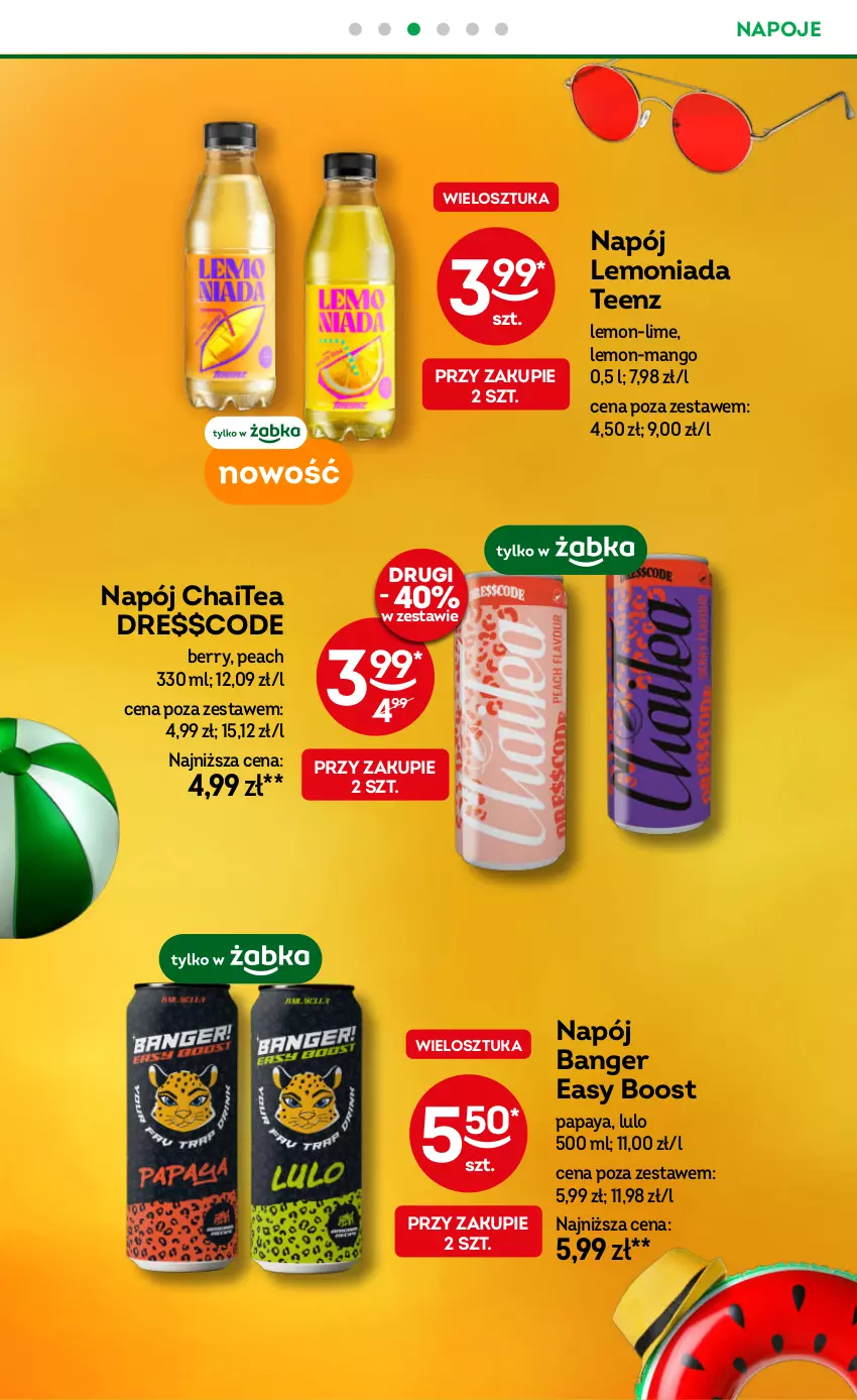 Gazetka promocyjna Żabka - ważna 02.07 do 15.07.2025 - strona 38 - produkty: Lemoniada, Mango, Napój, Napoje