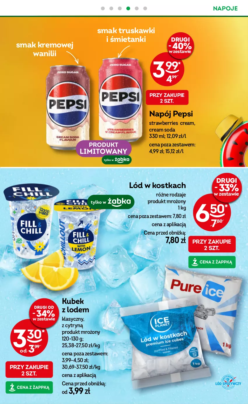 Gazetka promocyjna Żabka - ważna 02.07 do 15.07.2025 - strona 39 - produkty: Kubek, Napój, Napoje, Pepsi, Truskawki