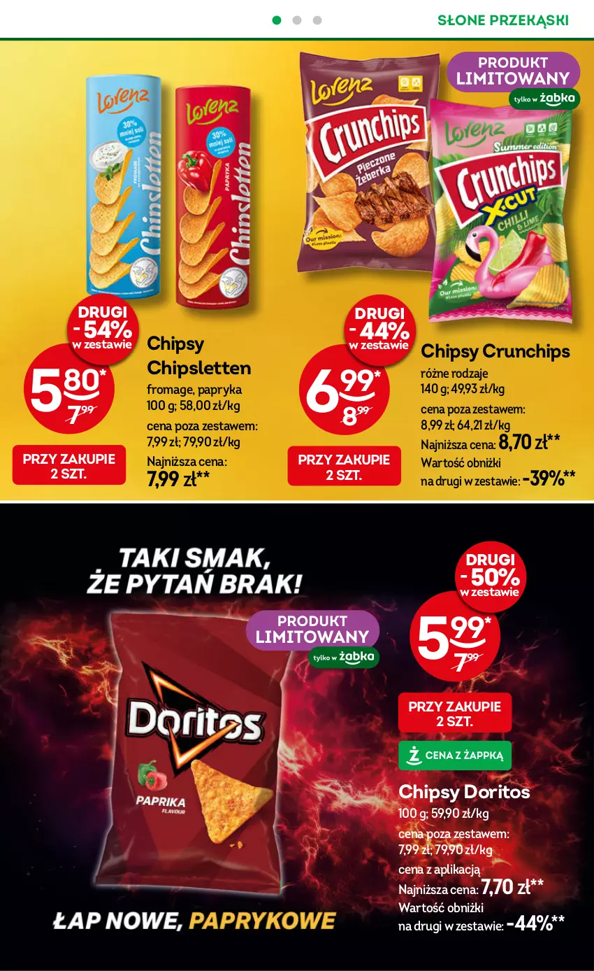 Gazetka promocyjna Żabka - ważna 02.07 do 15.07.2025 - strona 42 - produkty: Chipsy, Crunchips, Papryka