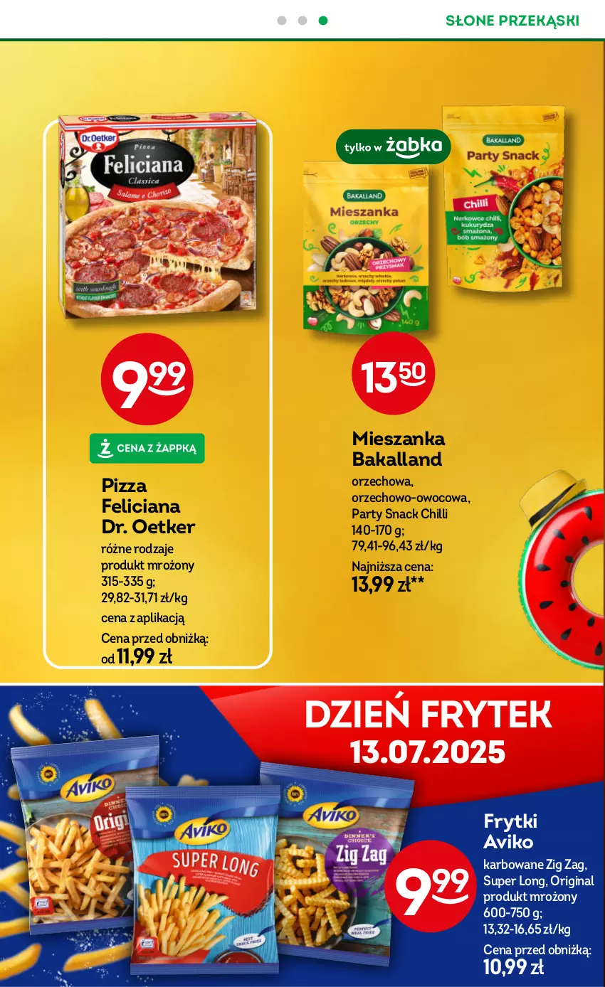 Gazetka promocyjna Żabka - ważna 02.07 do 15.07.2025 - strona 44 - produkty: Bakalland, Dr. Oetker, Feliciana, Frytki, Gin, Pizza