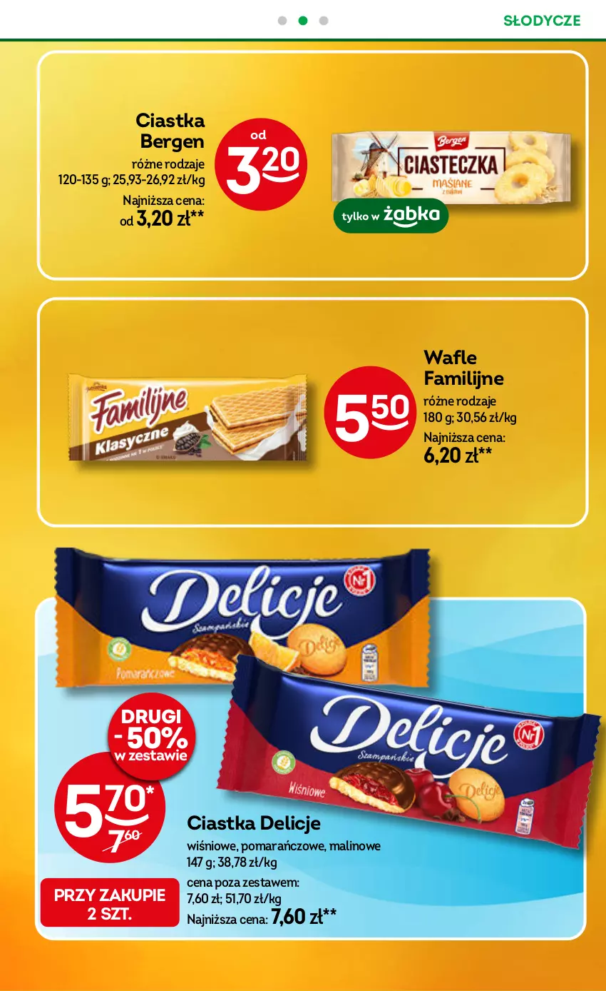 Gazetka promocyjna Żabka - ważna 02.07 do 15.07.2025 - strona 46 - produkty: Ciastka, Delicje, Fa, Wafle