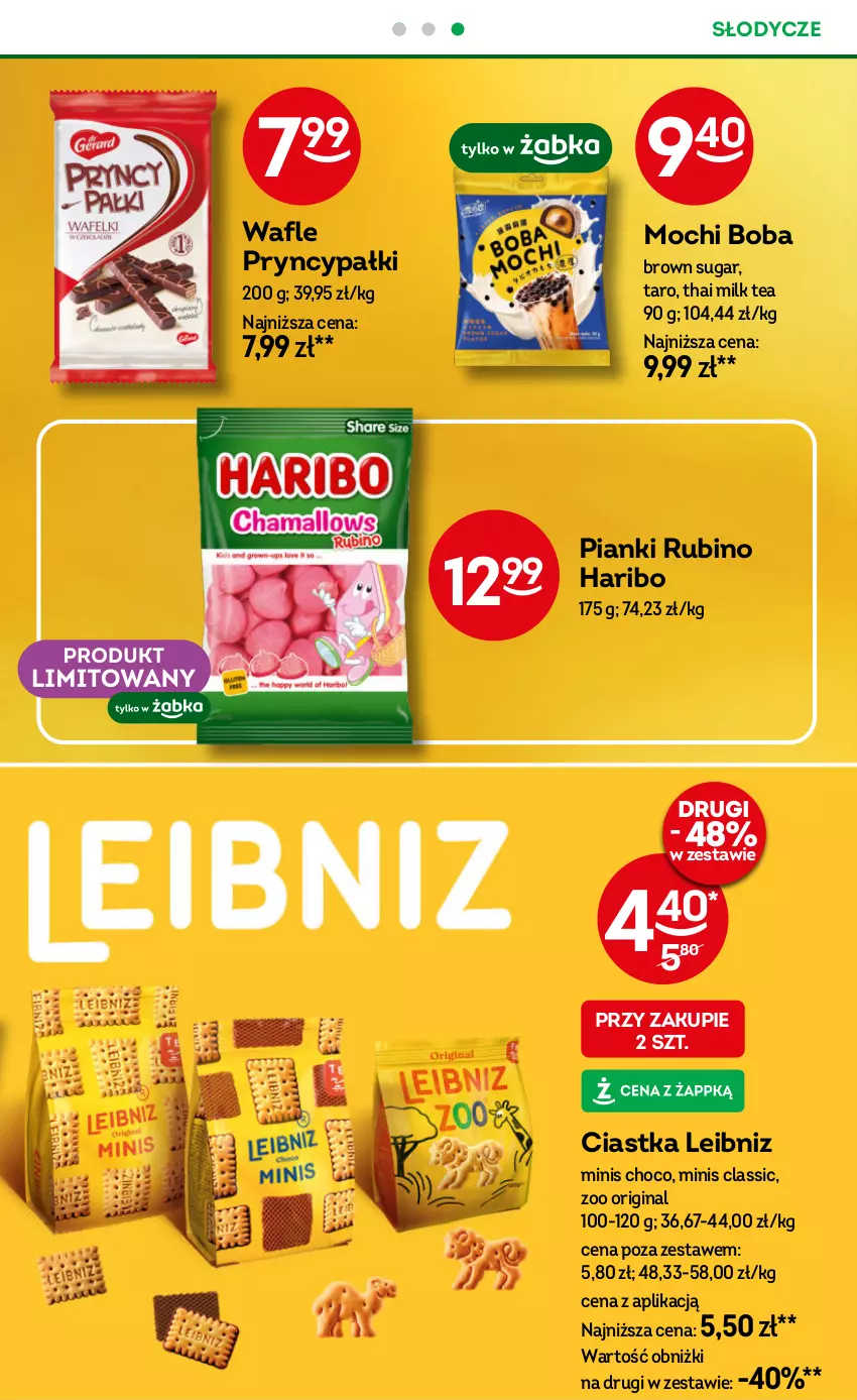 Gazetka promocyjna Żabka - ważna 02.07 do 15.07.2025 - strona 47 - produkty: Ciastka, Gin, Haribo, Rubin, Wafle