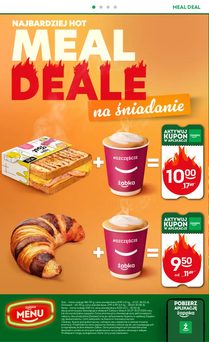 Gazetka promocyjna Żabka - ważna 02.07 do 15.07.2025 - strona 54 - produkty: Croissant, Kawa, Tran
