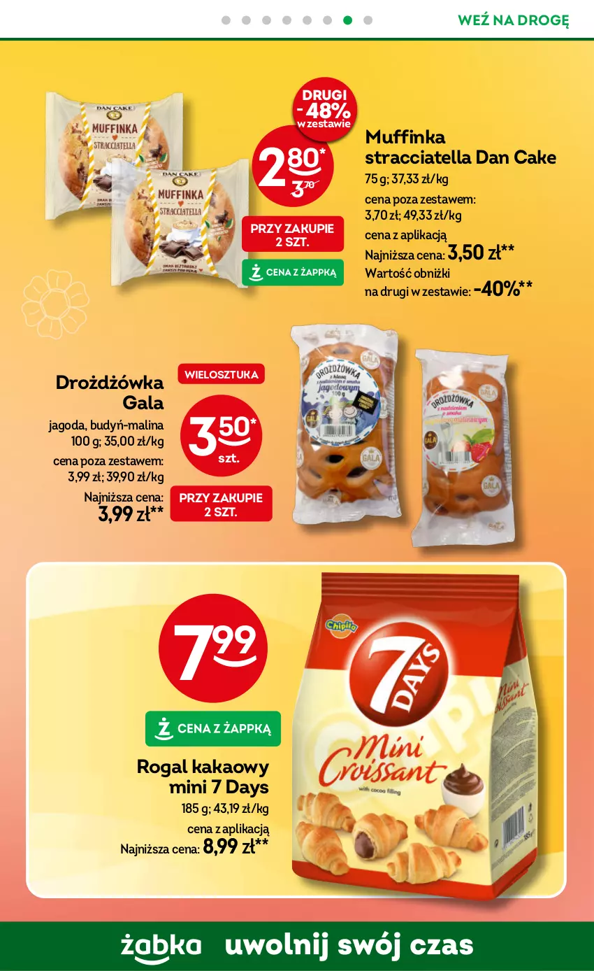 Gazetka promocyjna Żabka - ważna 02.07 do 15.07.2025 - strona 72 - produkty: 7 Days, Budyń, Dan Cake, Gala, Inka, Kakao, Rogal