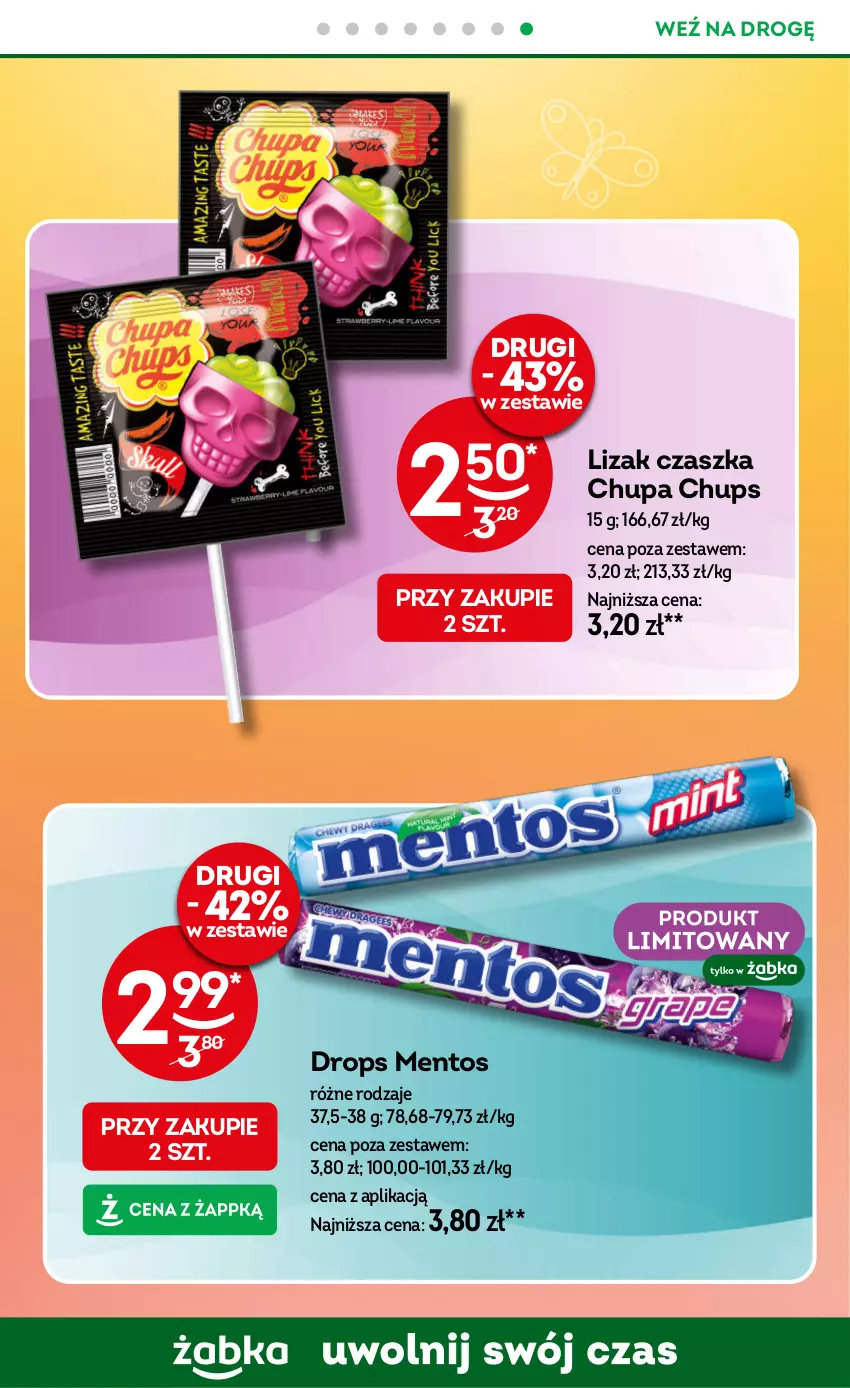 Gazetka promocyjna Żabka - ważna 02.07 do 15.07.2025 - strona 73 - produkty: Chupa Chups, Mentos