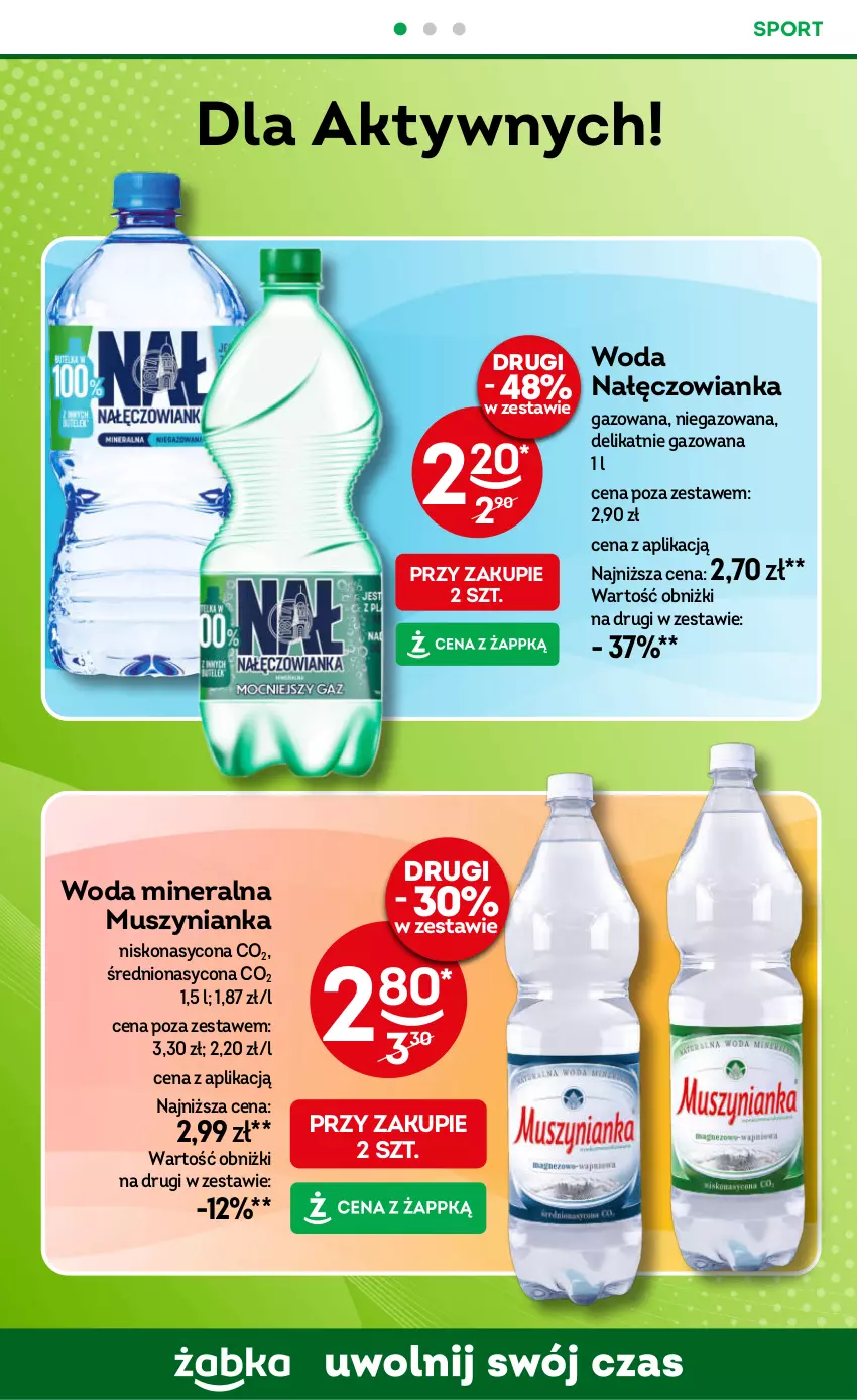 Gazetka promocyjna Żabka - ważna 02.07 do 15.07.2025 - strona 74 - produkty: Mus, Muszynianka, Nałęczowianka, Por, Sport, Woda, Woda mineralna