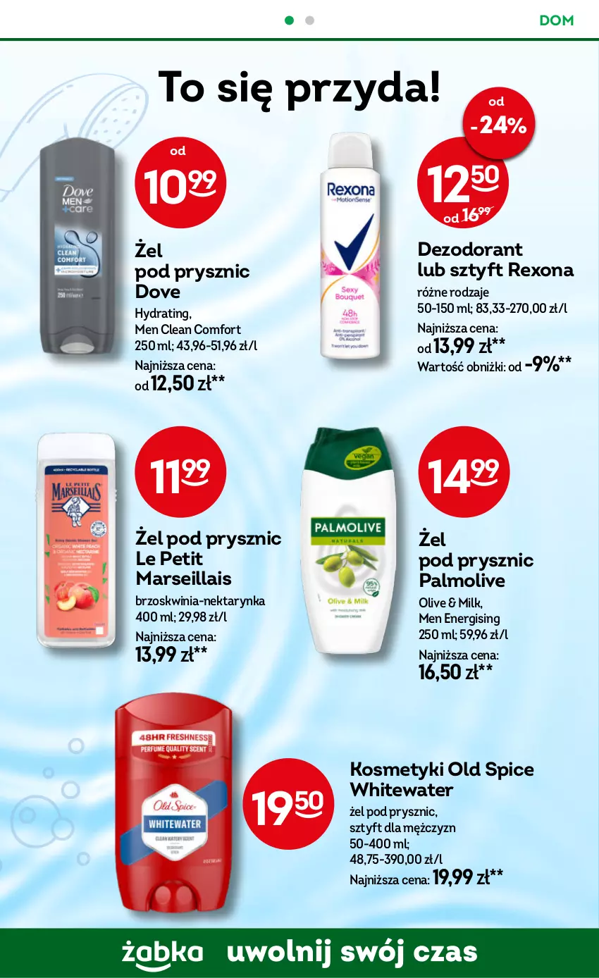 Gazetka promocyjna Żabka - ważna 02.07 do 15.07.2025 - strona 83 - produkty: Dezodorant, Dove, Mars, Nektar, Nektarynka, Old Spice, Palmolive, Rexona