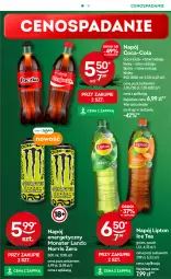 Gazetka promocyjna Żabka - Gazetka - ważna od 15.07 do 15.07.2025 - strona 26 - produkty: Napój energetyczny, Ice tea, Coca-Cola, Lipton, Fanta, Cenos, Sprite, Napój, Fa