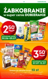 Gazetka promocyjna Żabka - Gazetka - ważna od 15.07 do 15.07.2025 - strona 48 - produkty: Serek puszysty, Parówki sokoliki, Sok, Ser, Cukier, Piątnica, Drobimex, Sokołów, Kiełbasa krakowska, Parówki, Diamant, Tran, Szynka, Tarczyński, Serek, Gouda plastry, Hochland, Kabanos, Twój Smak, Chleb, Gouda, Kiełbasa, Olewnik, Mleko