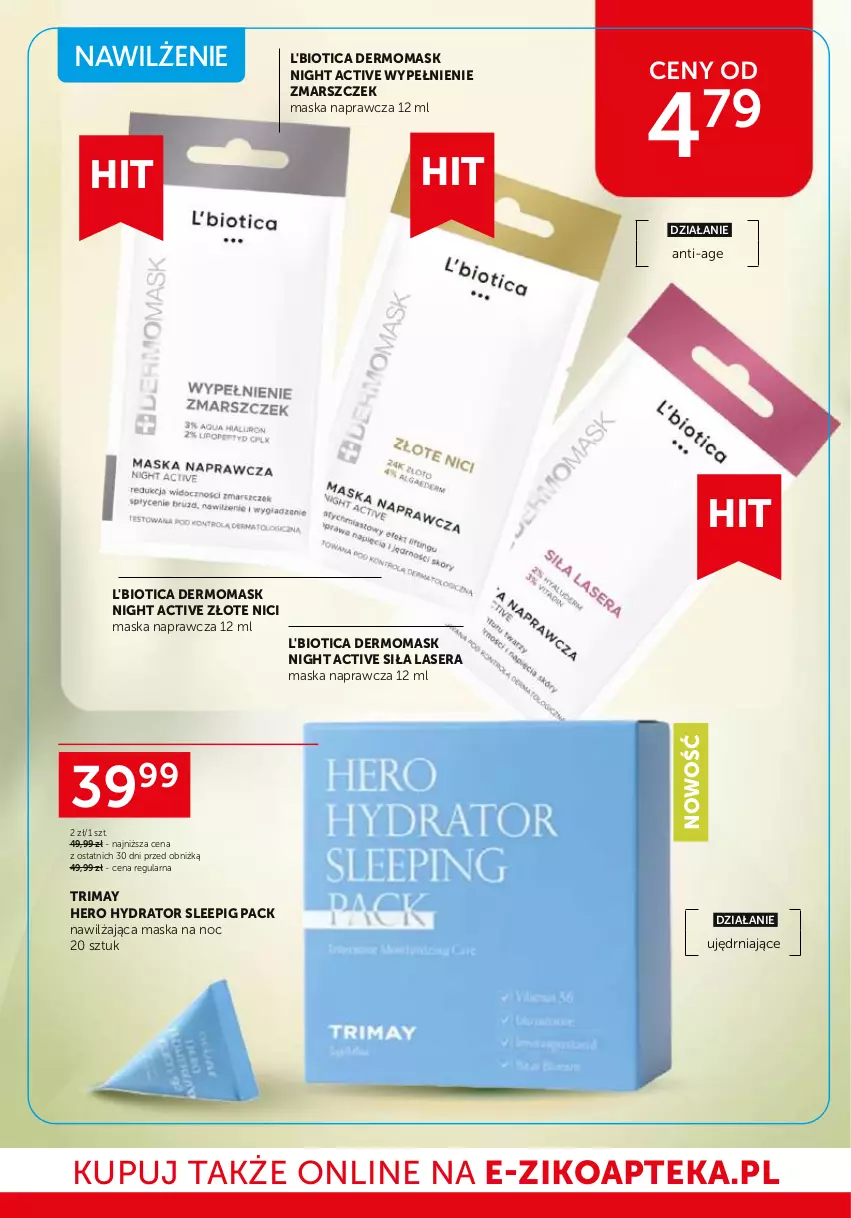 Gazetka promocyjna Ziko - Gazetka Ziko Dermo - ważna 09.04 do 22.04.2026 - strona 16 - produkty: Apteka, L'Biotica, Mars, Maska, Ser