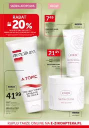 Gazetka promocyjna Ziko - Gazetka Ziko Dermo - Gazetka - ważna od 22.04 do 22.04.2026 - strona 10 - produkty: Emulsja, Top, Mus, Sati, Emolium, Ziaja, Apteka