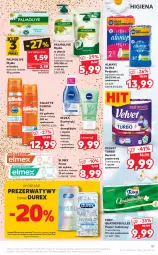 Gazetka promocyjna Kaufland - OFERTA TYGODNIA - Gazetka - ważna od 04.01 do 04.01.2022 - strona 41 - produkty: Makijaż, Mydło w płynie, Gra, Palmolive, Papier, Rama, Pasta do zębów, Papier toaletowy, Velvet, Fusion, Ręcznik, Always, Podpaski, Gillette, Foxy, Mydło, Elmex, Waga, Prezerwatyw, Durex, Always Ultra, Nivea