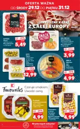 Gazetka promocyjna Kaufland - OFERTA TYGODNIA - Gazetka - ważna od 04.01 do 04.01.2022 - strona 8 - produkty: Piec, Tortelloni, Hummus, Ser, Mus, Oliwki, Szynka, Kiełbasa, Krakersy, Fa