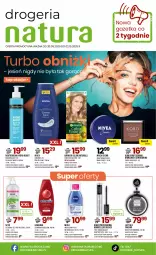 Gazetka promocyjna Drogerie Natura - Gazetka Drogerie Natura - Gazetka - ważna od 02.10 do 02.10.2025 - strona 1 - produkty: Woda perfumowana, Makijaż, Gra, Neutrogena, Perfum, Krem uniwersalny, KOBO, Tusz, Lack, Schauma, Puder, Szampon, Garnier, Woda, Olej, Nivea, Farba do włosów, Fa