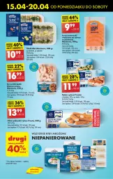 Gazetka promocyjna Biedronka - Od poniedzialku - Gazetka - ważna od 20.04 do 20.04.2024 - strona 39 - produkty: Piec, Frosta, Ryba, Paluszki rybne, Krewetki