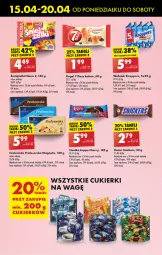 Gazetka promocyjna Biedronka - Od poniedzialku - Gazetka - ważna od 20.04 do 20.04.2024 - strona 47 - produkty: Ciastka, Ser, Cukier, Wafelek, Snickers, 7 Days, Czekolada, Baton, Knoppers, Cukierki, Kakao