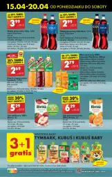 Gazetka promocyjna Biedronka - Od poniedzialku - Gazetka - ważna od 20.04 do 20.04.2024 - strona 49 - produkty: Sok pomarańczowy, Sok, Mus, Gin, Ananas, Sok jabłkowy, Napój gazowany, Tymbark, Kubuś, Napój niegazowany, Mango, Napój, Mięta