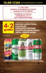 Gazetka promocyjna Biedronka - Od poniedzialku - Gazetka - ważna od 20.04 do 20.04.2024 - strona 50 - produkty: Piwa, Koc, Gra, Kasztelan, Tatra, Okocim