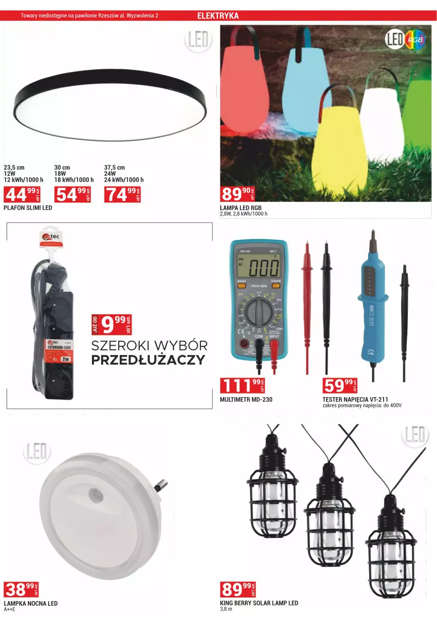 Gazetka promocyjna Merkury Market - ważna 01.02 do 28.02.2025 - strona 47 - produkty: Lampa, Lampa LED