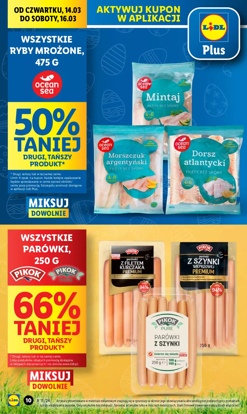 Gazetka promocyjna Lidl - GAZETKA - ważna 14.03 do 16.03.2024 - strona 10 - produkty: Olej, Parówki