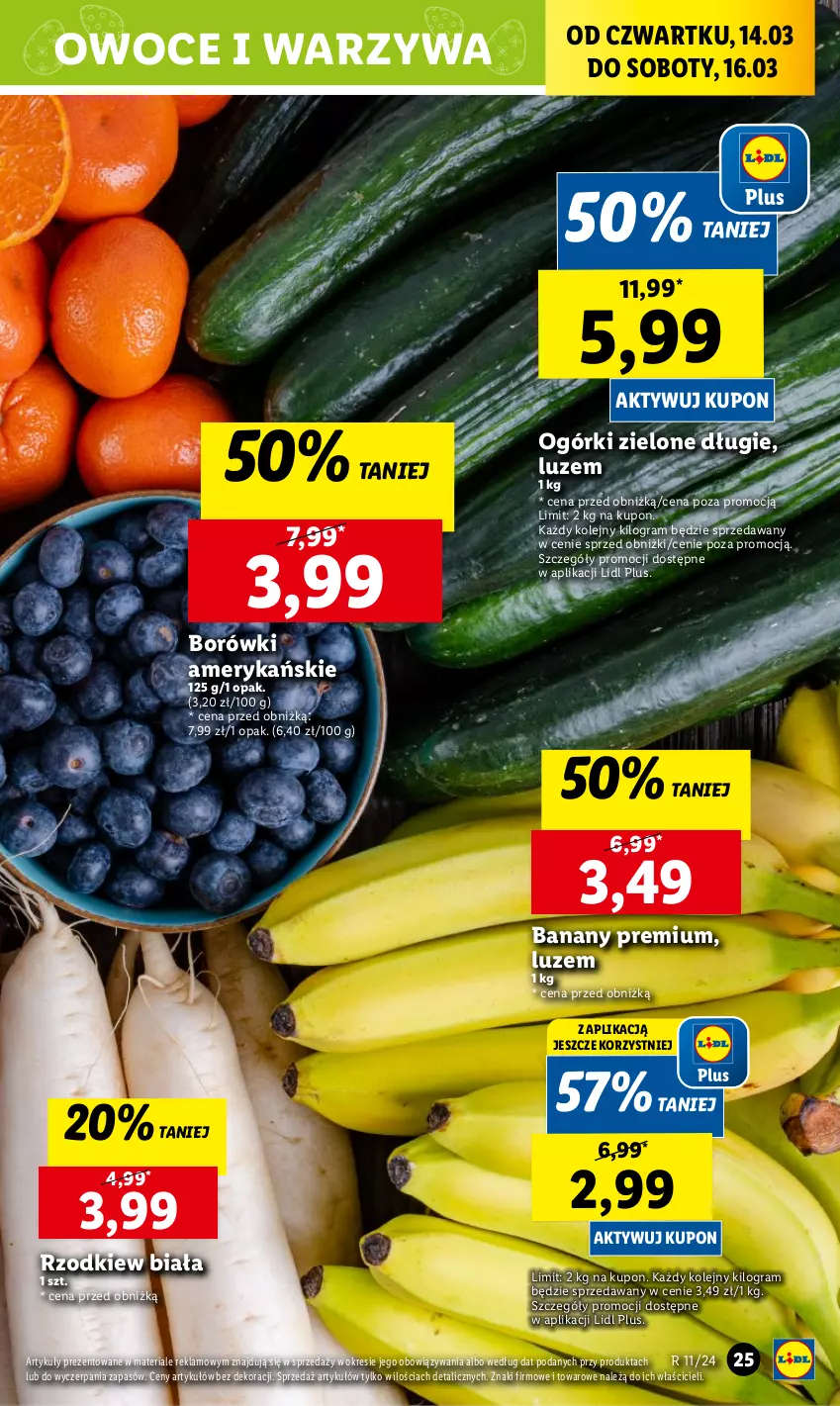 Gazetka promocyjna Lidl - GAZETKA - ważna 14.03 do 16.03.2024 - strona 27 - produkty: Banany, Gra, Olej, Owoce, Warzywa