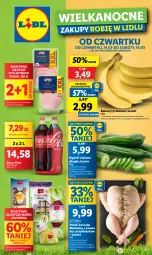 Gazetka promocyjna Lidl - GAZETKA - Gazetka - ważna od 16.03 do 16.03.2024 - strona 1 - produkty: Kurczak, Banany, Coca-Cola, Tusz, PIKOK, Fa