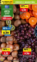 Gazetka promocyjna Lidl - GAZETKA - Gazetka - ważna od 16.03 do 16.03.2024 - strona 26 - produkty: Mandarynki, Cebula, Warzywa, Ser, Kiwi, Owoce, Chleb, Wino, Olej