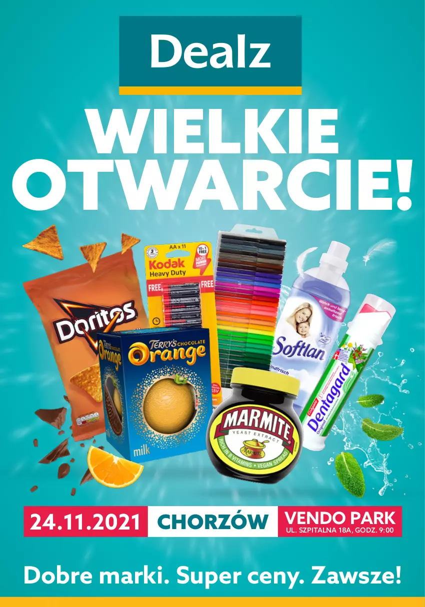 Gazetka promocyjna Dealz - Gazetka na otwarcie - Chorzów - ważna 24.11 do 08.12.2021 - strona 1