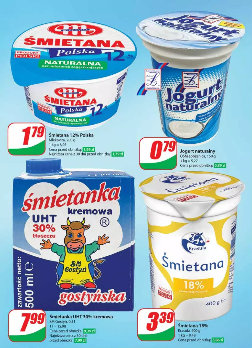 Gazetka promocyjna Dino - Gazetka 23 / 2024 - ważna 05.06 do 11.06.2024 - strona 37 - produkty: Jogurt, Jogurt naturalny, Mleko, Mlekovita