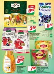 Gazetka promocyjna Dino - Gazetka 23 / 2024 - Gazetka - ważna od 11.06 do 11.06.2024 - strona 9 - produkty: Ser, Gra, Borówka, Kiwi, Herbata czarna, Fusion, Lipton, Miód, Dozownik, Herbata, Napój, Herbapol, Nektar