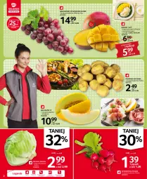 Gazetka promocyjna Selgros - Oferta spożywcza - Gazetka - ważna od 29.06 do 29.06.2022 - strona 2 - produkty: Sok, Sałata lodowa, Ziemniaki, Sałat, Wino, Mango, Rzodkiewka, Melon