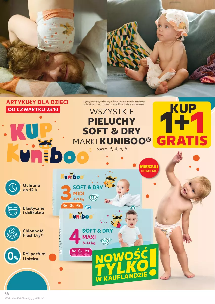Gazetka promocyjna Kaufland - Gazetka tygodnia - ważna 23.10 do 28.10.2025 - strona 58 - produkty: Dzieci, Gra, Perfum, Pieluchy, Por