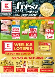 Gazetka promocyjna Kaufland - Gazetka tygodnia - Gazetka - ważna od 28.10 do 28.10.2025 - strona 1 - produkty: Piec, Kurczak, Warzywa, Sok, Gra, Szal, Kosz, Ziemniaki, Laur, Gruszki, Pieczywo, Owoce, Olej